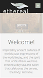 Mobile Screenshot of etherealdayspa.com
